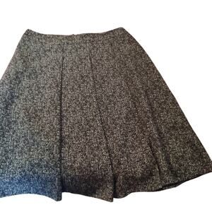 The Limited Women’s Skirt Size 8 Tall Black White Tweed Speckled A-Line Career